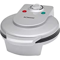 Bomann HA 5017 - Barquillera máquina de barquillos y cucuruchos de helados- 1200 W- color plateado